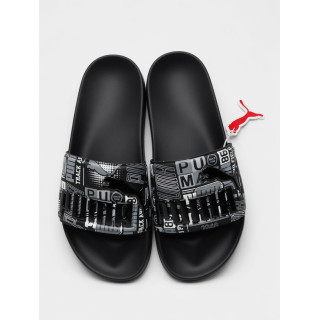Sandalias Puma Slide Graphic Negro | Comodidad Premium | OfertazoPro